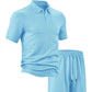 🔥 Zweiteiliges Herren-Set aus Freizeithemd und Shorts