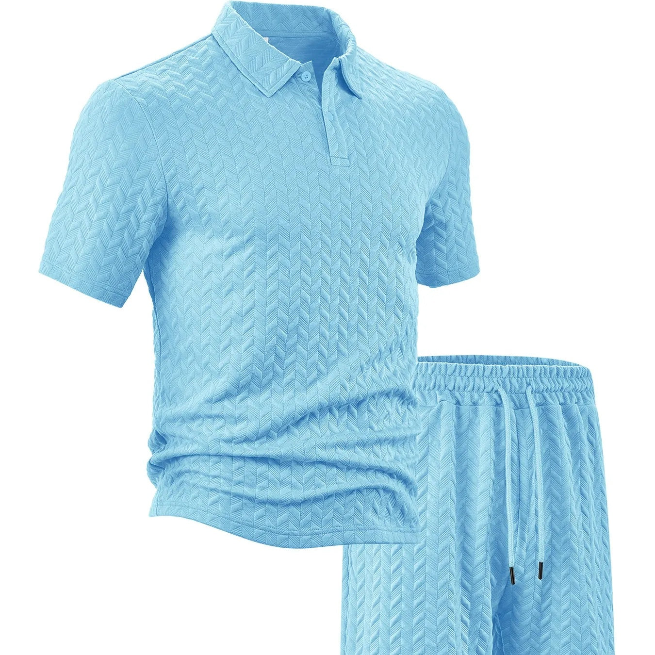 🔥 Zweiteiliges Herren-Set aus Freizeithemd und Shorts