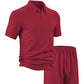 🔥 Zweiteiliges Herren-Set aus Freizeithemd und Shorts