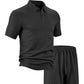 🔥 Zweiteiliges Herren-Set aus Freizeithemd und Shorts