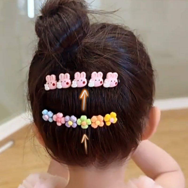 🎁Niedliche Cartoon Haar Zähmung Clip für junge Mädchen