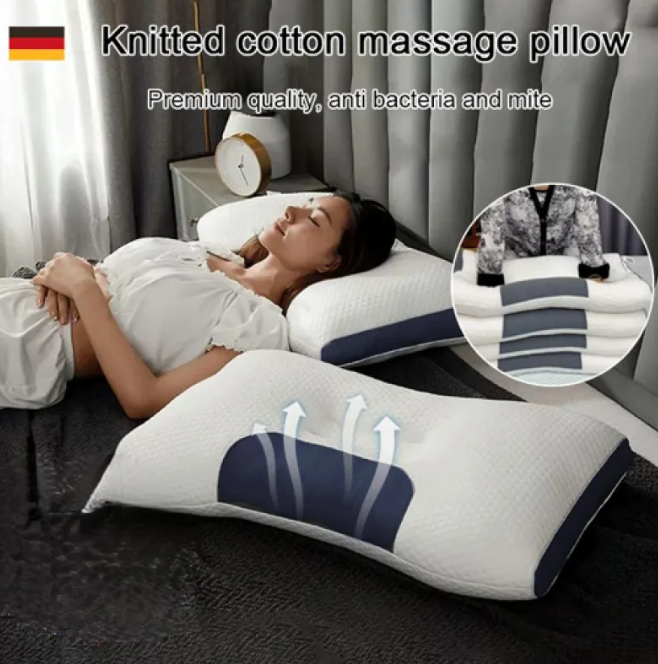 😴 SPA-Kopfkissen mit Sojafaser 🌿 Weich, Atmungsaktiv & Komfortabel für Erholsamen Schlaf