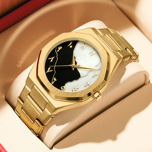 💎⌚Modische, vielseitige Herrenuhr mit Stahlarmband