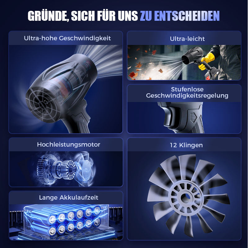🌪️🌪️Auto Elektrel Schneegebläse Handheld -Lüfter ✨（30% Rabatt für eine begrenzte Zeit!）