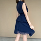 🥰💃Damen ärmelloses Stufenkleid mit Volants
