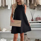 Lässiges ärmelloses A-Linien-Kleid für Damen