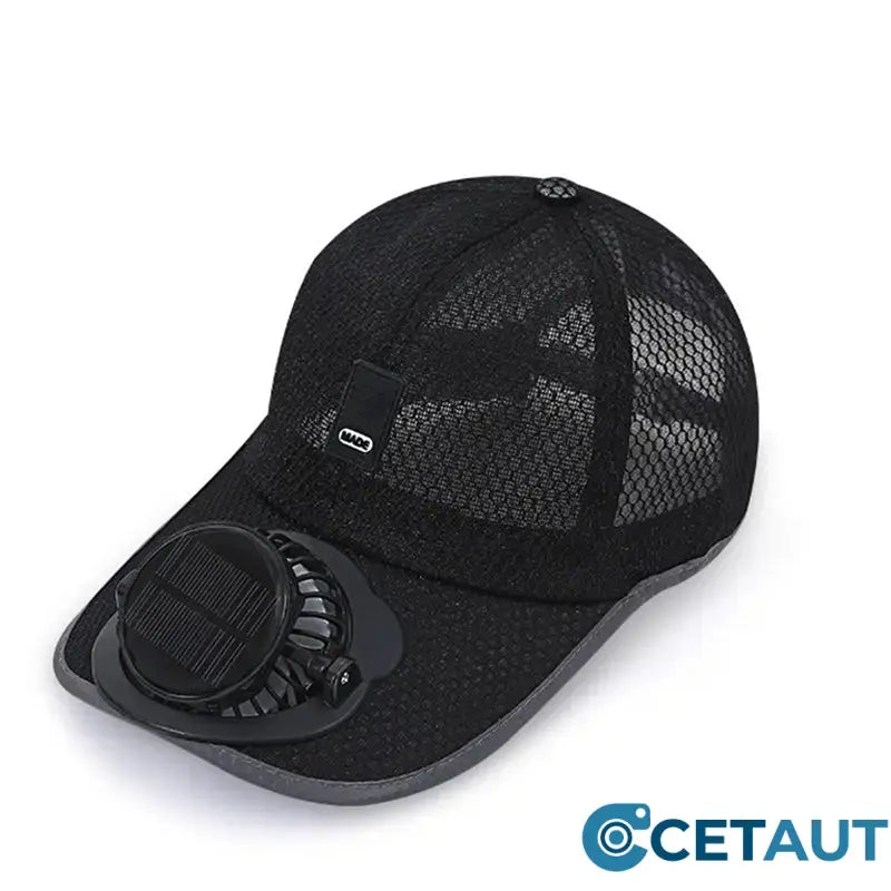 Baseballkappe mit Solarventilator – 360° drehbar, 16h Laufzeit, UPF50+ – ideal für Garten, Wandern & heiße Tage