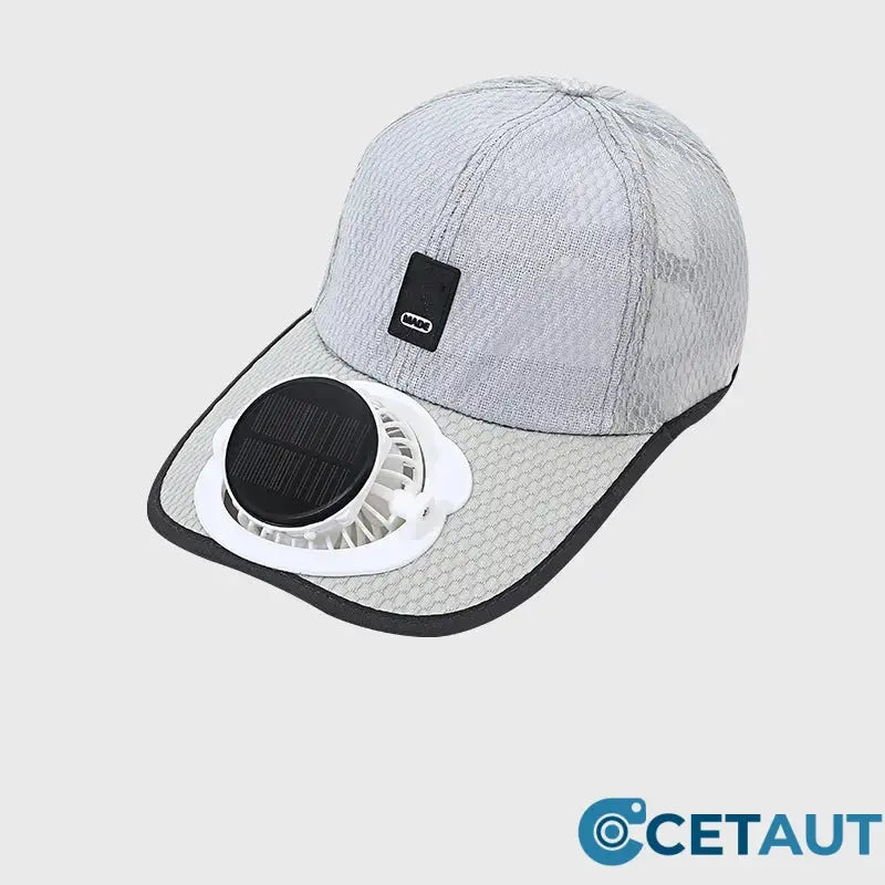 Baseballkappe mit Solarventilator – 360° drehbar, 16h Laufzeit, UPF50+ – ideal für Garten, Wandern & heiße Tage