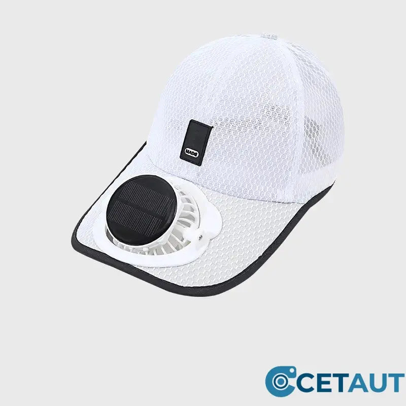 Baseballkappe mit Solarventilator – 360° drehbar, 16h Laufzeit, UPF50+ – ideal für Garten, Wandern & heiße Tage