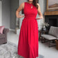 💫Elegantes Maxikleid mit Rundhalsausschnitt für Damen👗