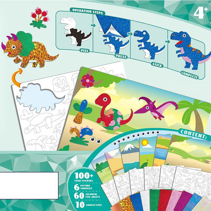 Kreatives und spaßiges Bastelset mit Bastelfolie für Kinder