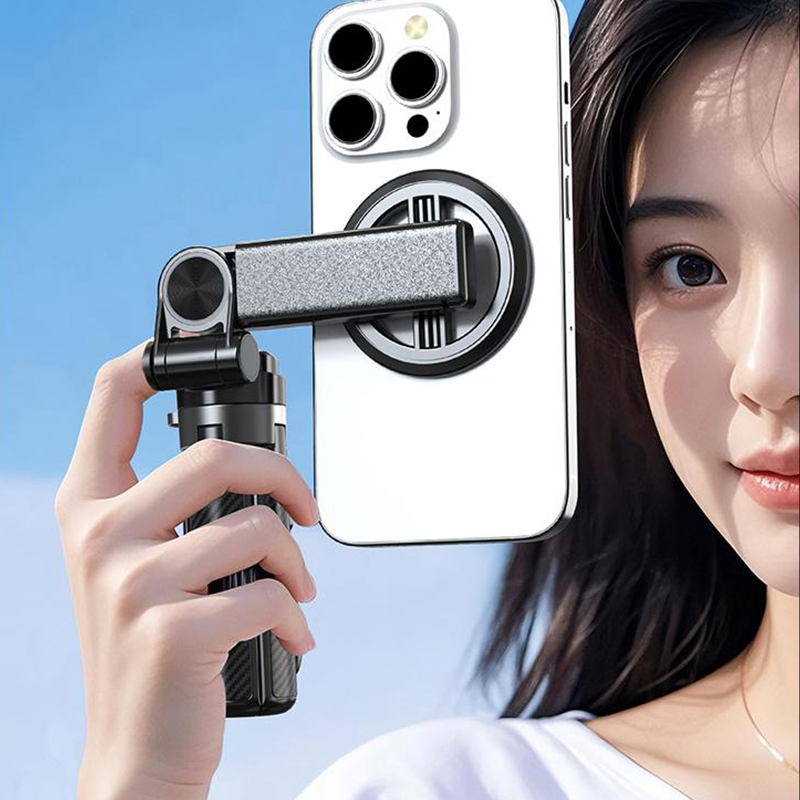 🏆  Heißer Verkauf 50 % Rabatt ✨ Multifunktionaler magnetischer 4-in-1-Selfie-Stick mit 360°-Drehung