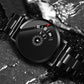 🔥Herren-Wasserfest-Automatik-Uhr - mit Edelstahl/Netz/Leder-Armband