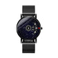 🔥Herren-Wasserfest-Automatik-Uhr - mit Edelstahl/Netz/Leder-Armband