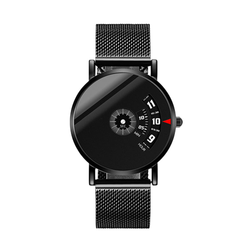 🔥Herren-Wasserfest-Automatik-Uhr - mit Edelstahl/Netz/Leder-Armband