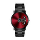 🔥Herren-Wasserfest-Automatik-Uhr - mit Edelstahl/Netz/Leder-Armband