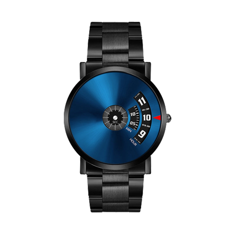 🔥Herren-Wasserfest-Automatik-Uhr - mit Edelstahl/Netz/Leder-Armband