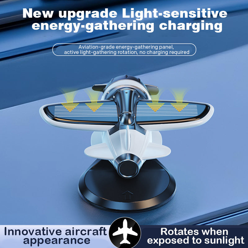 🎁2026 Limited Time Sale 🔥Solarbetriebene Auto-Ornamente in Flugzeugform
