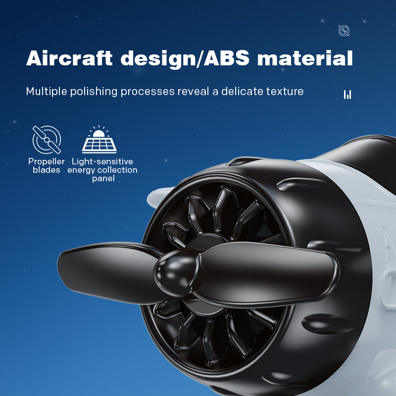 🎁2026 Limited Time Sale 🔥Solarbetriebene Auto-Ornamente in Flugzeugform