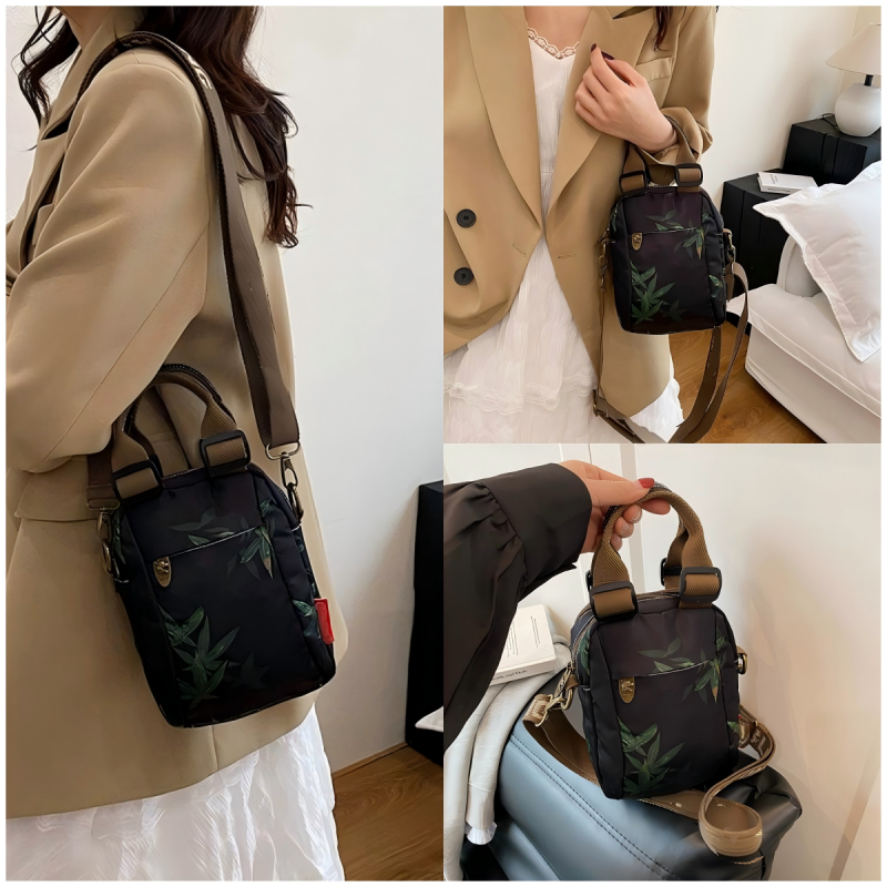 👜Damenmode Print Mehrschichtige Umhängetasche💕