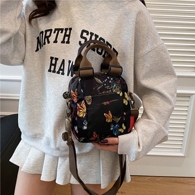 👜Damenmode Print Mehrschichtige Umhängetasche💕