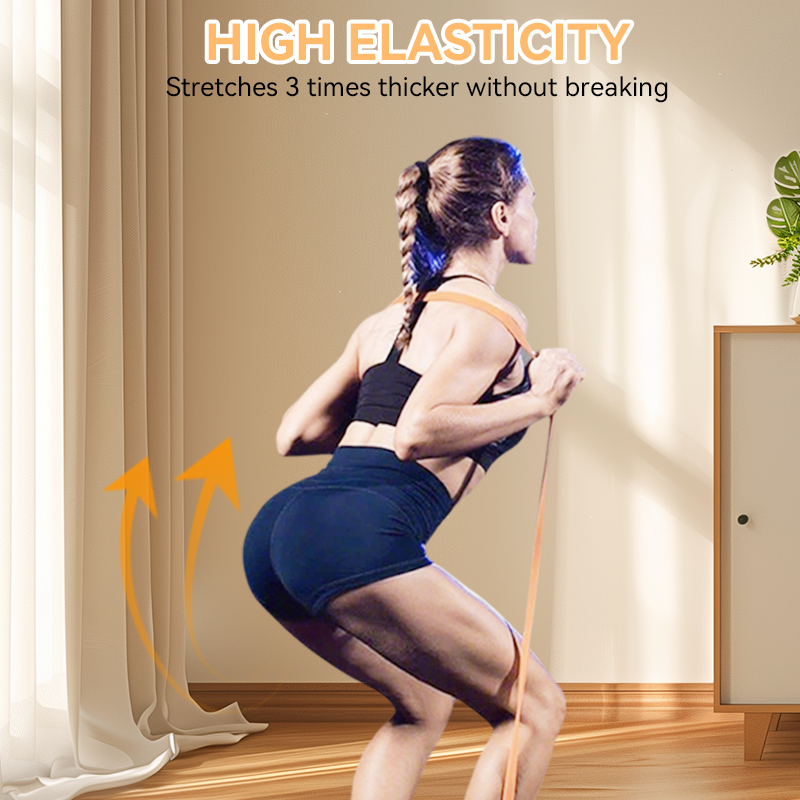 🏋️ 50% RABATT! 💪 Fitnessband-Set – 5 Stufen, Anker & Griffe – Ideal für Yoga & Kraft ✨