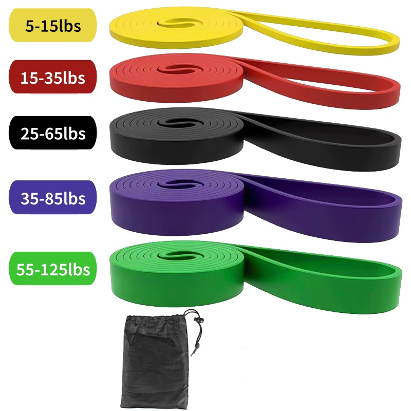 🏋️ 50% RABATT! 💪 Fitnessband-Set – 5 Stufen, Anker & Griffe – Ideal für Yoga & Kraft ✨