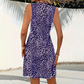📢Mid-Season Sale: −50% nur für kurze Zeit⏰Damen Minikleid mit V-Ausschnitt & Leopardenmuster