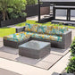 Kissenbezug mit botanischem Druck für Sofa