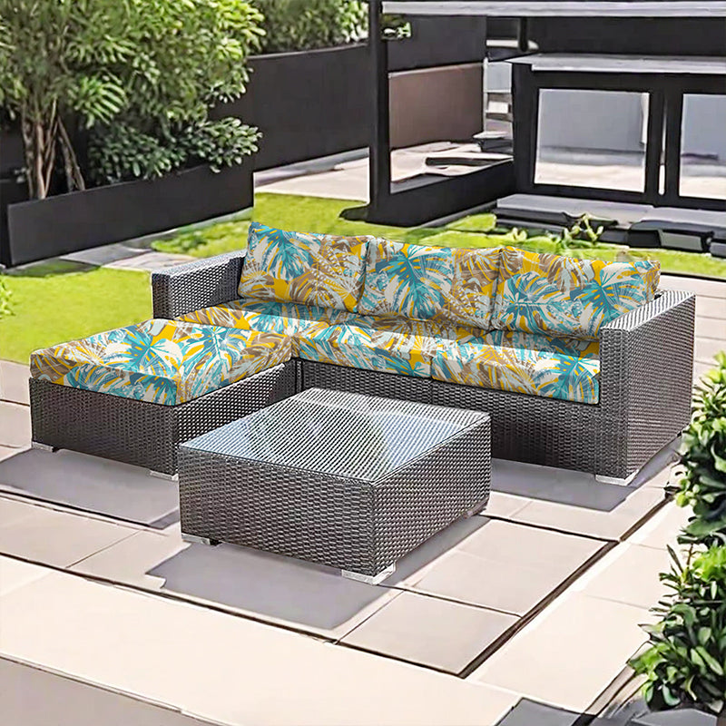 Kissenbezug mit botanischem Druck für Sofa