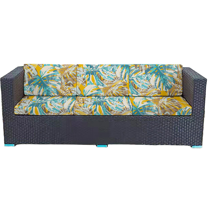 Kissenbezug mit botanischem Druck für Sofa