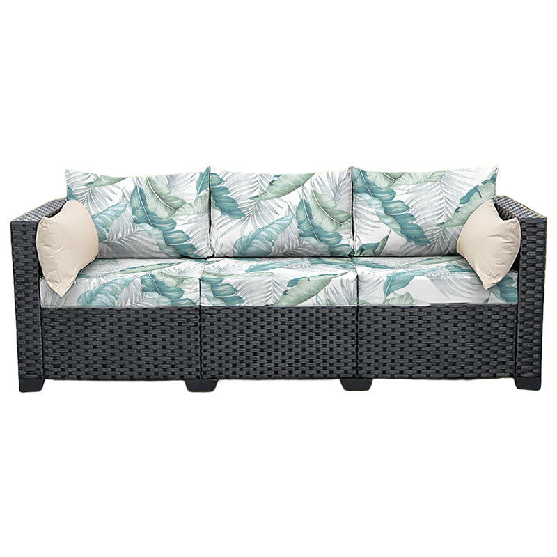 Kissenbezug mit botanischem Druck für Sofa