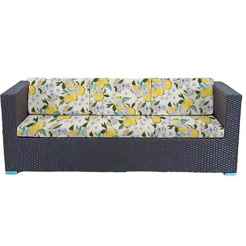 Kissenbezug mit botanischem Druck für Sofa
