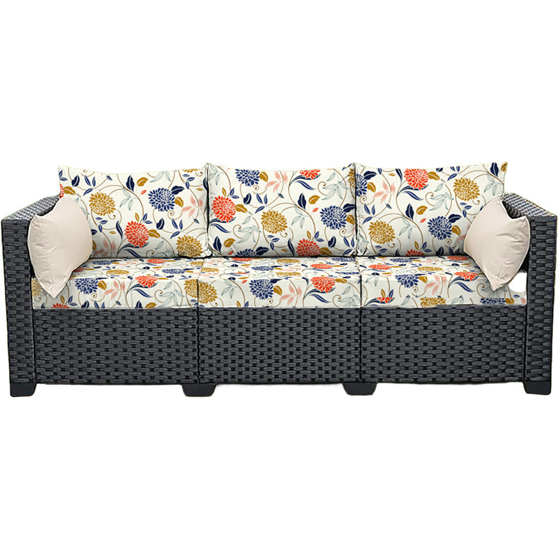 Kissenbezug mit botanischem Druck für Sofa