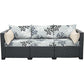 Kissenbezug mit botanischem Druck für Sofa
