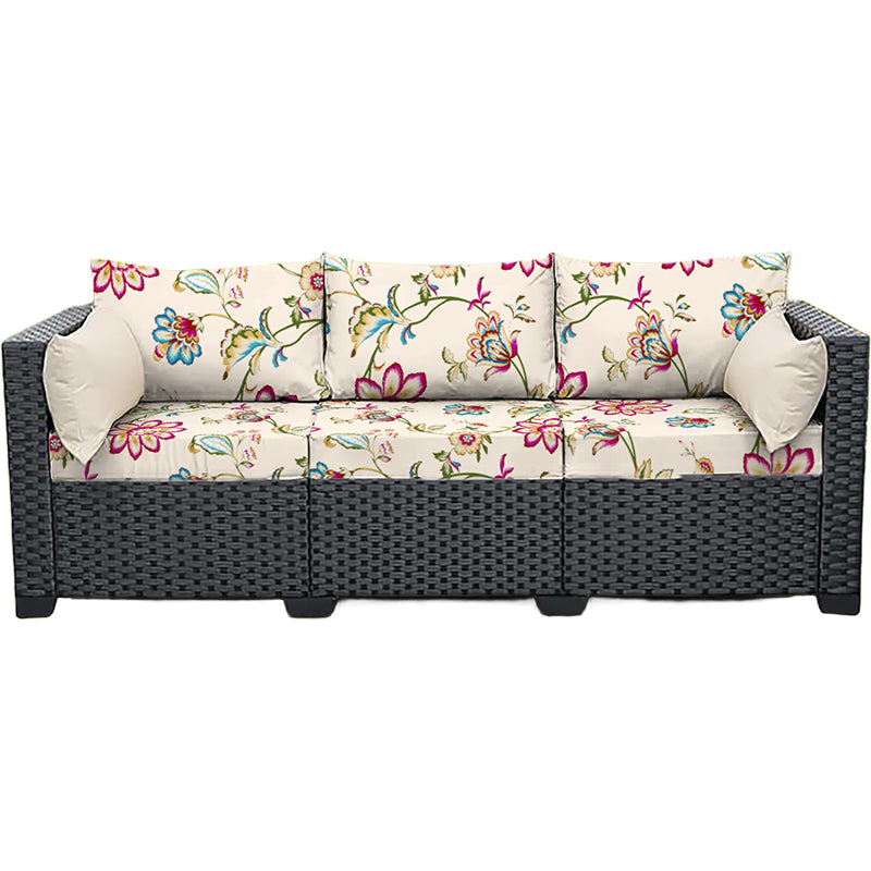 Kissenbezug mit botanischem Druck für Sofa
