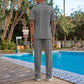 Herren-Freizeit-Zweiteiler mit Hemd und Hose