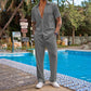 Herren-Freizeit-Zweiteiler mit Hemd und Hose