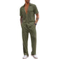 Herren-Freizeit-Zweiteiler mit Hemd und Hose