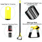 🧰🛠️30-61 Inch Black Adjustable Weeding Loop Stirrup Hoe
