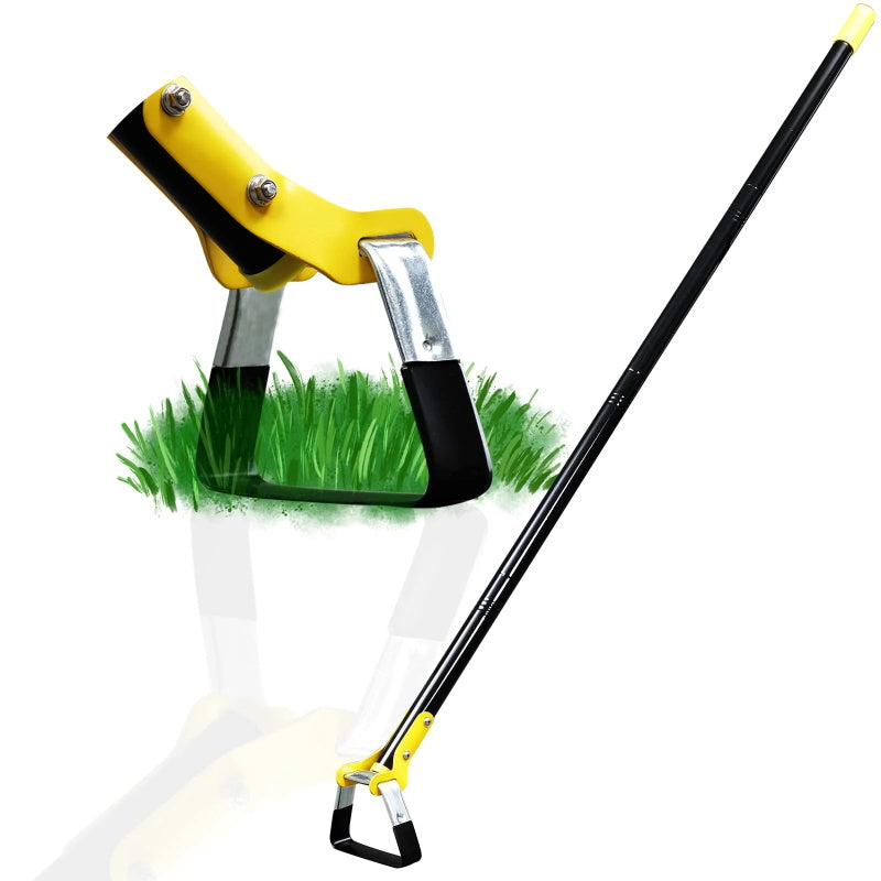 🧰🛠️30-61 Inch Black Adjustable Weeding Loop Stirrup Hoe