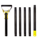 🧰🛠️30-61 Inch Black Adjustable Weeding Loop Stirrup Hoe