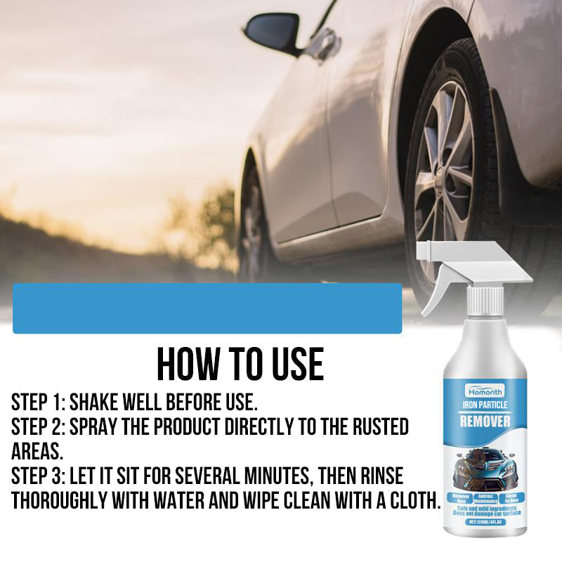 🔥LETZTER TAG DER AKTION – 50 % RABATT🚗Spray zum Entfernen von Rost und Eisenpartikeln an Autos
