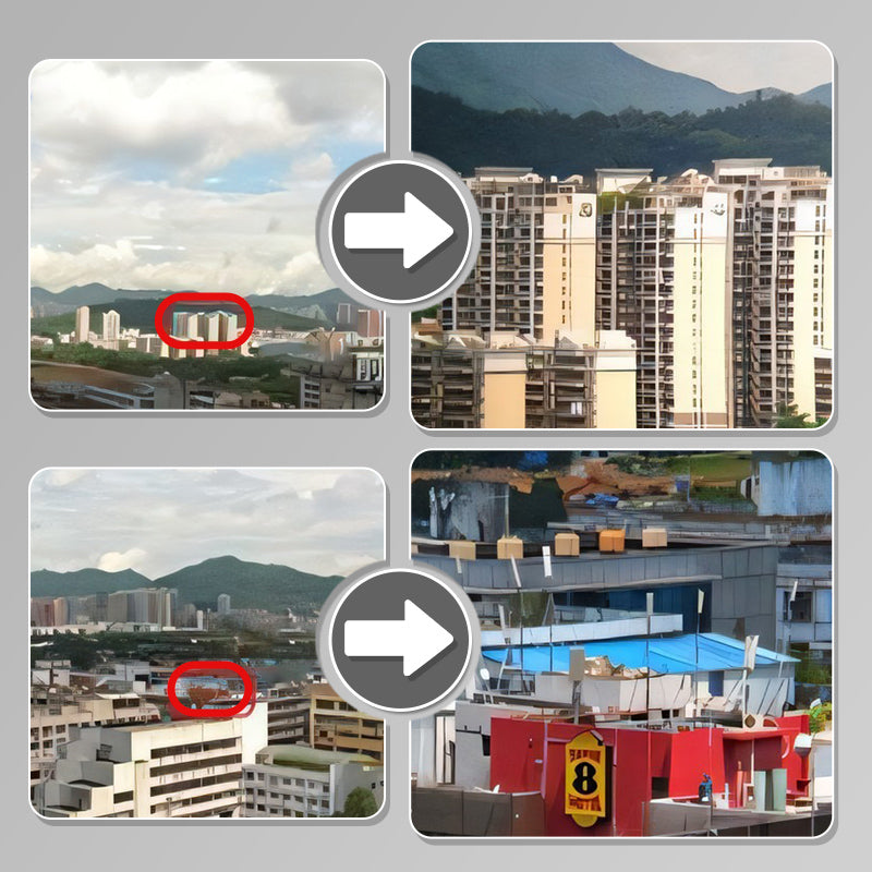 12X/8X Teleobjektiv für Smartphone mit Stativ