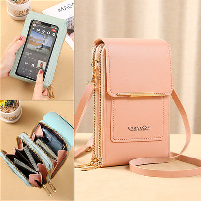🔥Heißer Verkauf 50 % Rabatt –🎁Touchscreen-Handy-Messenger-Tasche für Damen🤩