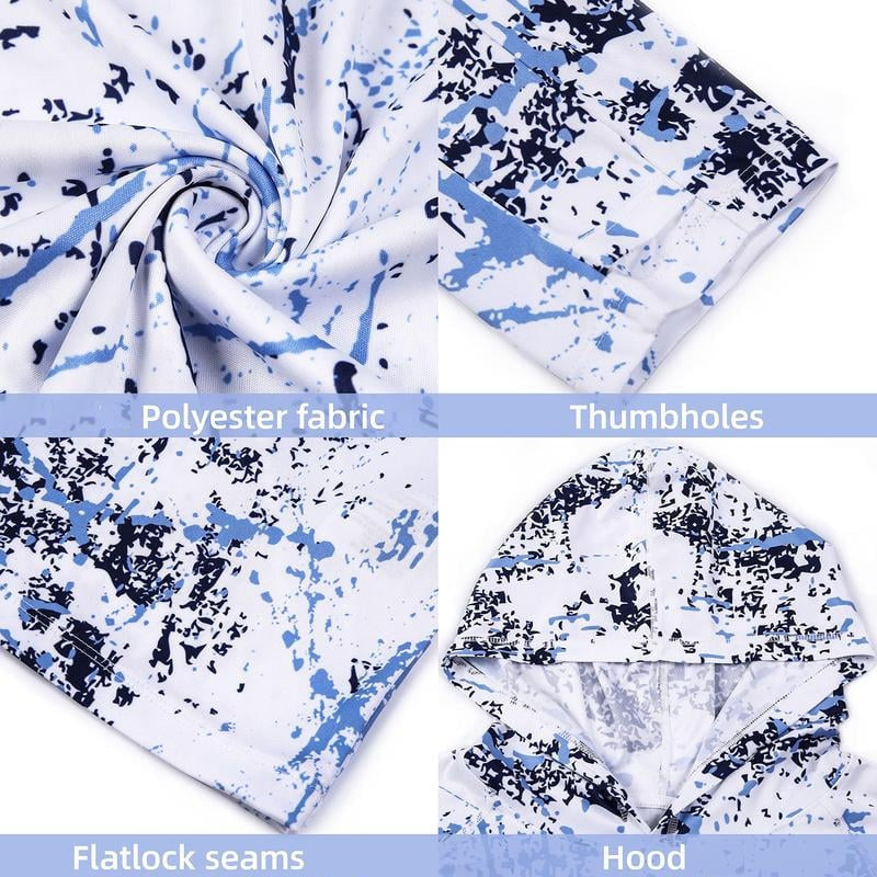 Herren Outdoor-Funktionsshirt mit Kapuze und UV-Schutz