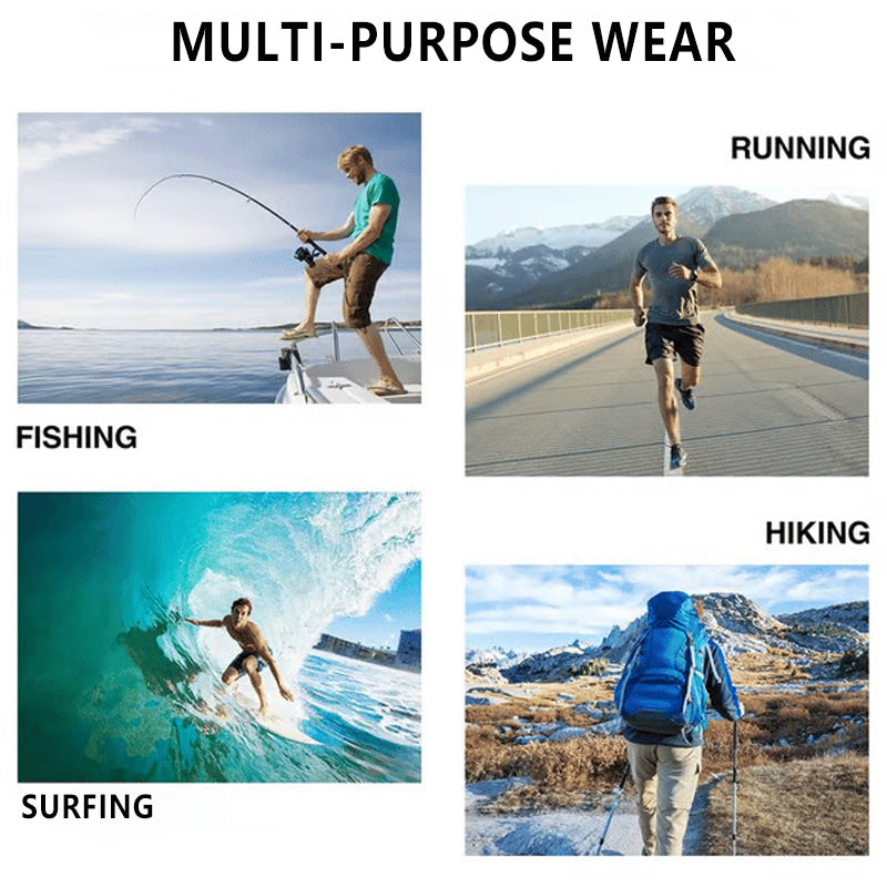 Herren Outdoor-Funktionsshirt mit Kapuze und UV-Schutz