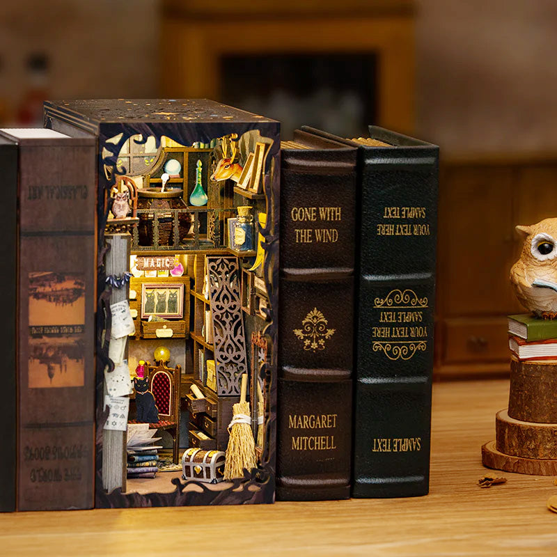 Geschenkauswahl – DIY-Bücherecke-Set 3D-Holzpuzzle