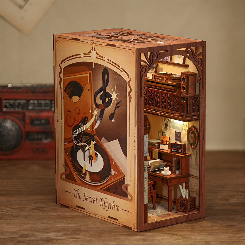 Geschenkauswahl – DIY-Bücherecke-Set 3D-Holzpuzzle