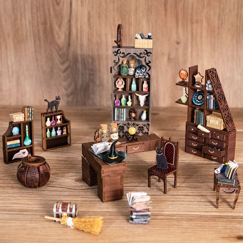 Geschenkauswahl – DIY-Bücherecke-Set 3D-Holzpuzzle